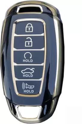 RF REDFOXX Hyundai Compatible New Verna 2020, Tucson 2021 | Car Accessories | Protects car Key & adds Style .