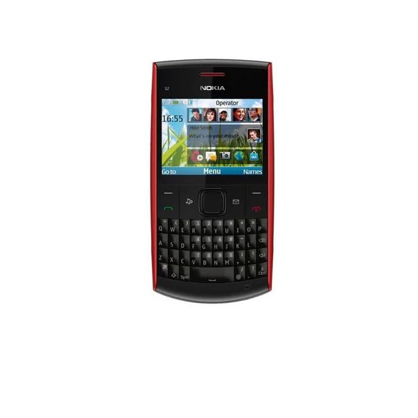 RF REDFOXX Full Mobile Body Housing Panel/Case/Shell Compatible with Nokia X2-01 - Black (Not A Mobile Phone, Only Body Panel)