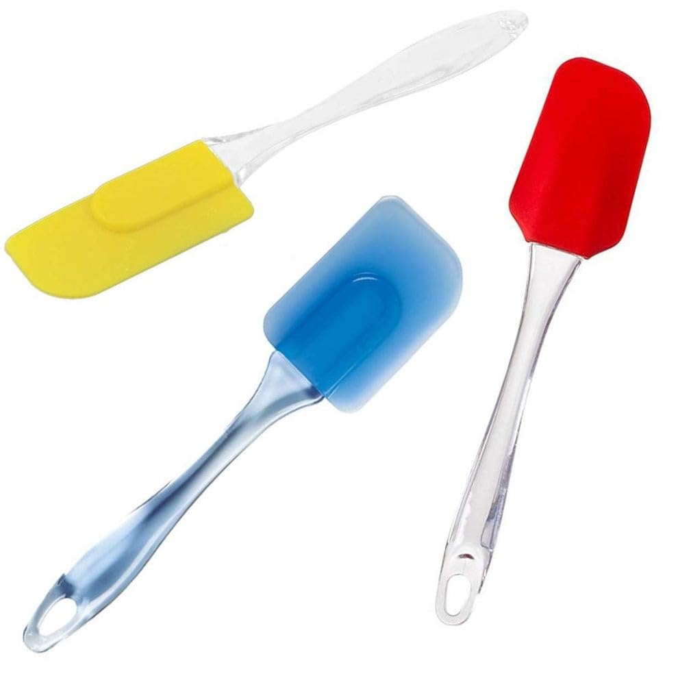 Silicone Spatula and Pastry Brush Set for Cake Mixer – Heat-Resistant Baking Tools for Cooking & Decorating