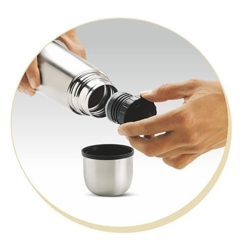 Spare Lid Compatible with Milton Thermosteel Flask | Fits 750ml & 1000ml Bottles | Leak-Proof BPA-Free Durable Replacement Cap for Hot & Cold Vacuum Bottles (Only Lid)