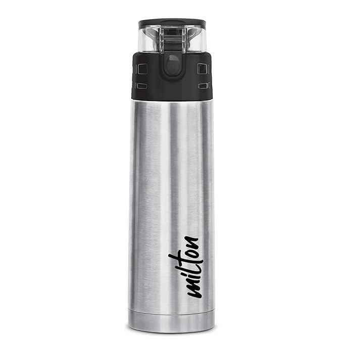 Atlantis Spare Lid Compatible with Milton Thermosteel Water Bottle 750ml & 900ml | Durable Plastic Leak-Proof Carafe Flask Cap | Secure Fit Replacement Bottle Lid | Pack of 1