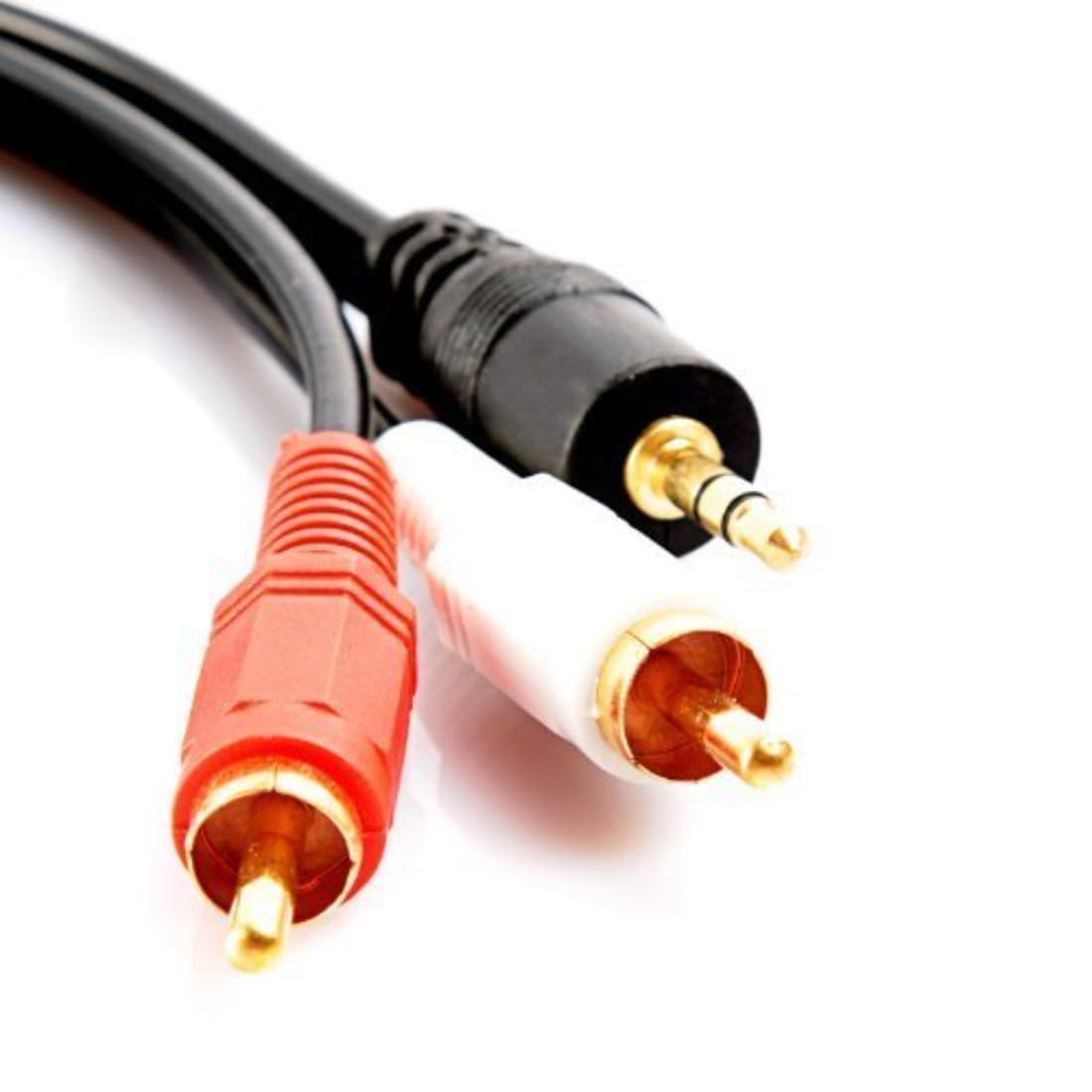 RF REDFOXX EP to 2RCA | Audio and Video Accessories | Connects stereo devices with 3.5mm port to RCA devices; 1.3 meter length cable.