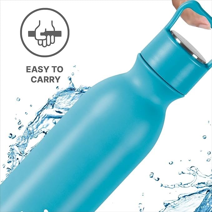 Spare Lid Compatible with Milton Alice Thermosteel Bottle | Fits 500ml, 750ml & 1000ml Bottles | Leak-Proof Replacement Cap for 24 Hours Hot & Cold Flask | Durable & Secure Fit (Lid Only)