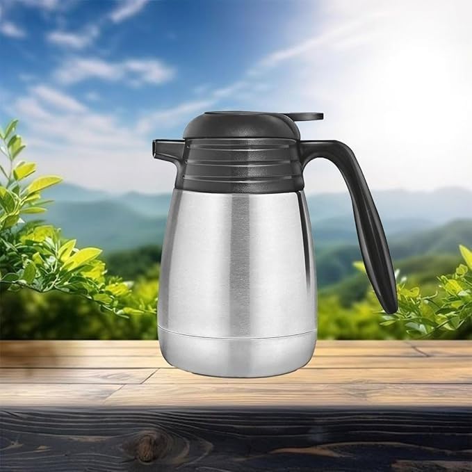 Replacement Lid for Compatiable with Milton Carafe Flask, Black Plastic, 1500ml Compatible