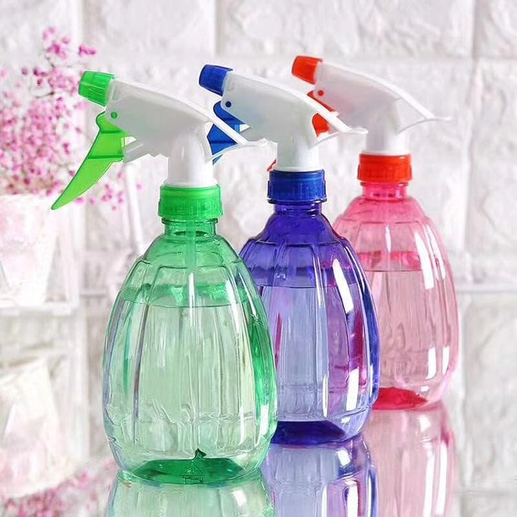 Spray Bottle Trigger Nozzles, Multi-Colour Pack of 4, Adjustable Sprayer Heads for Cleaning and Gardening