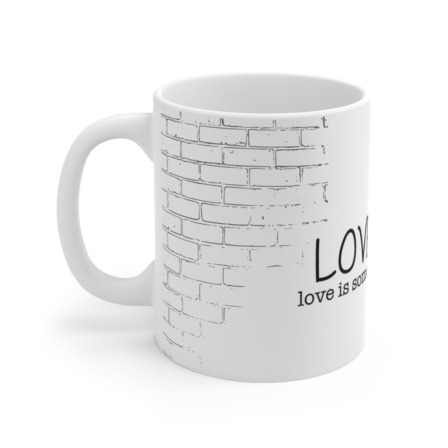 RF REDFOXX Inspirational Love Quote Coffee Mug, White Ceramic, 350 ML for Gifting and Present