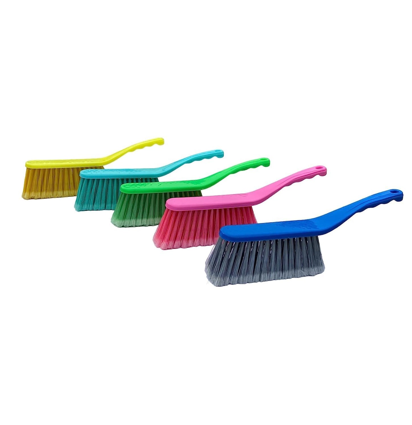 Plastic Dust Cleaning Brush Upholstery Long Handle Cleaning Brush Long Bristle for Tiles,Carpet,Bed,Sofa,Mattress,Window,Bathroom Car Seat,Curtain,Dust Cleaner for Kitchen (Brush 1 Pc),Multi