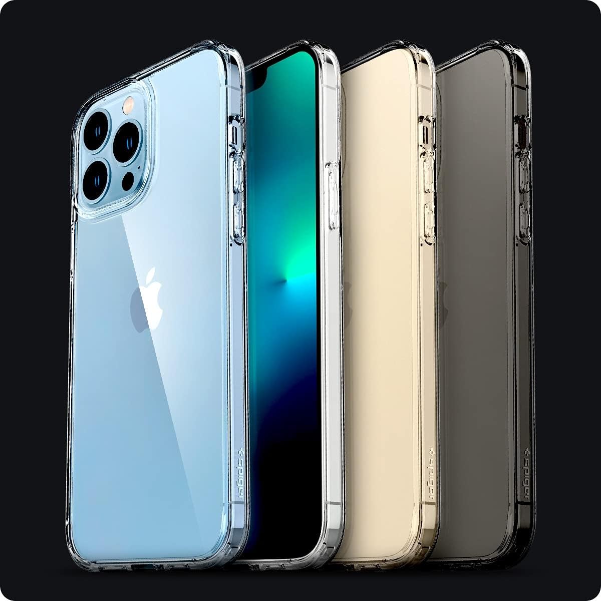 RF REDFOXX Compatible with i-Phone 11 Clear Case | Slim Shockproof Silicon & TPU Back Cover with Camera | Anti-Yellowing Scratch Resistant Transparent Phone Case for iPhone 11 (iPhone 13 Pro Max)