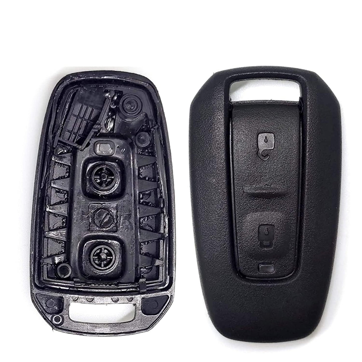RF REDFOXX Manza/Vista/Indigo ECS | Car Accessories | Black Car Key Shell with Compatibility, Durability, and Enhanced Look