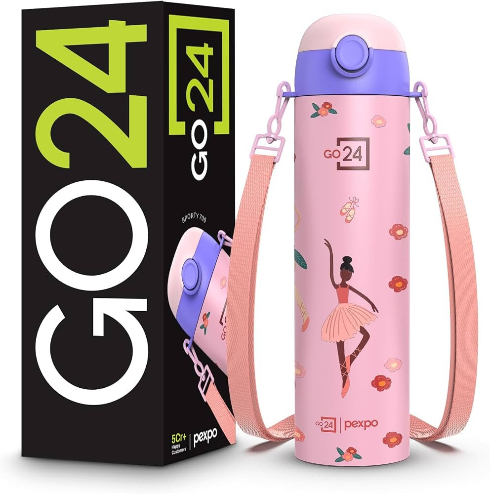 Spare Sipper Lid Compatible with GO24 Pexpo 700ml Stainless Steel Water Bottle