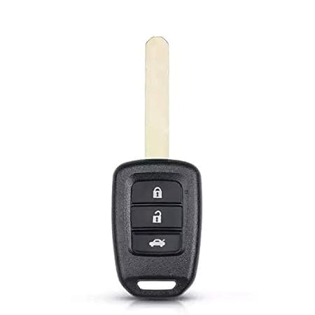 RF REDFOXX Key Shell Compatible for Honda ivtec & idtec 3 Button Key Shell | Car Key Accessories | Durable and Convenient Key Replacement .