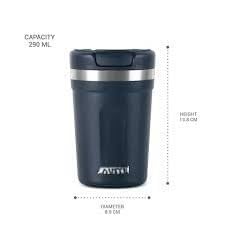 Spare Lid for Corral Mug 350ml/450ml | Compatible with Milton Thermosteel Travel Mug | Leak-Proof Screw Cap Replacement | BPA-Free Lid for Hot & Cold Mug (Bottle Not Included)