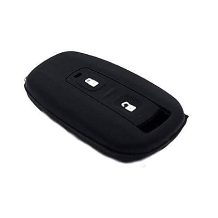 RF REDFOXX Key Shell Silicon Key Cover for Tata Indica/Vista/Manza (Black)