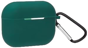 RedFoxx Soft Silicon Shockproof Cover Case with Free Keychain Compatible with Apple AIRPODS PRO 2, Leather Case Airpod Pro 2 (Green)