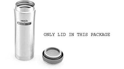 Spare Lid Compatible with Milton Optima Thermosteel Flask | Fits 350ml / 470ml / 500ml | Leak-Proof Easy-Twist Replacement Cap | Standard Size