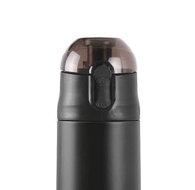 Compatible with Milton Spare Lid for Thermosteel Bottle | Fits 400ml, 500ml & 600ml Bottles | One-Touch Flip Cap with Safety Lock | Leak-Proof & ISI Certified Replacement Bottle Cap (Lid Only)