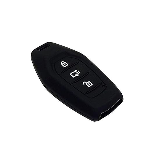 Silicone Black Color Car Key Cover for Mahinndra XUV (Push Button Start) - Premium Protection for Your Key Fob - Stylish and Durable Case for Ultimate Security.