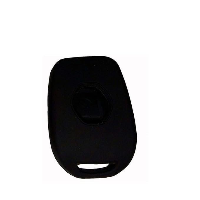 Silicon Key Cover for Renault Kwid, 2 Button Key, Black