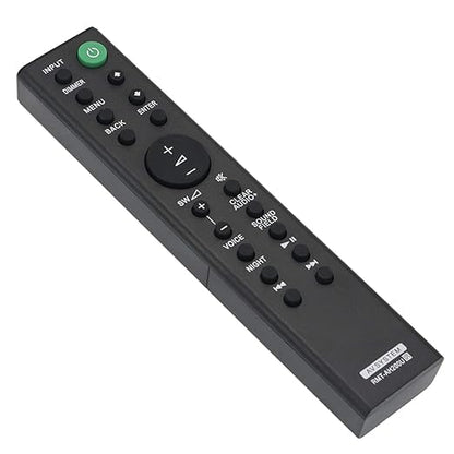 S.Ony Remote Control RMT-AH200U, Replacement for HT-RT3, HT-RT40, HT-CT390 Home Theatre System and Sound Bar, Black