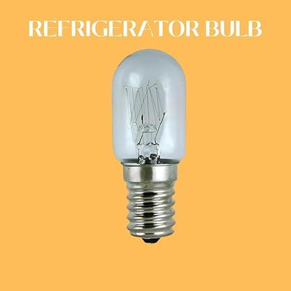 RF REDFOXX 15W E-14 Refrigerator Bulb,Ideal for illuminating the interior of standard refrigerators, Energy-Efficient Lighting for a Cozy Atmosphere Pack of 2.