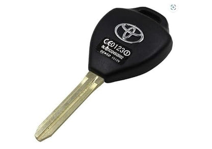 2-Button Toyota Remote Key Shell with Uncut Blade – Compatible with Innova – Replacement Car Key Case Housing (Black, Pack of 1)