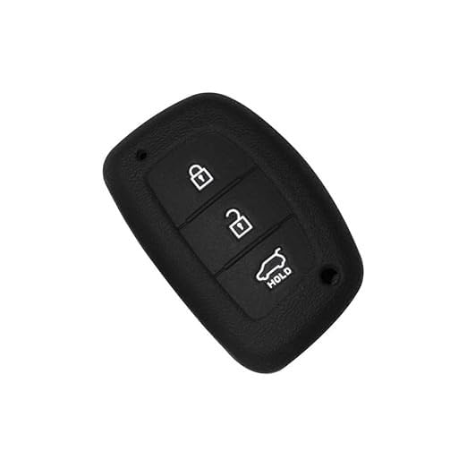 TPU Car Key Cover Compatible with Hyundai Elantra, Old i10, i20, Verna Fluidic – Durable, Stylish Protection for 2/3 Button Flip Smart Keys (Pack of 1) (Hyundai I20)