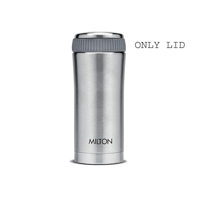 Milton Optima Flask Spare Lid | Compatible with 350ml, 420ml & 500ml Thermosteel Bottles | Leak-Proof, Durable, Easy-Twist Replacement Cap – Standard Size