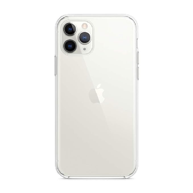 RF REDFOXX Clear Protective Case for iPhone 11 Pro, Transparent Soft Silicone, Shockproof