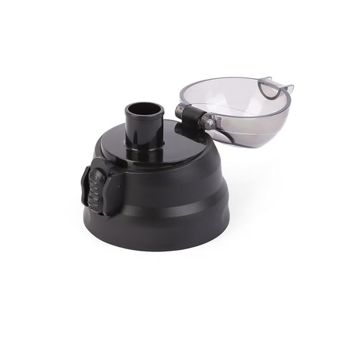 Milton Spare Lid for Thermosteel Bottle (400ML, 500ML, 600ML) | One Touch Flip Cap with Safety Lock | Leak-Proof & ISI Certified Replacement Bottle Cap