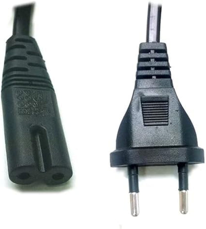 RF REDFOXX 2 Pin Adapter & Tape Recorder | Power Cable Cord | 1.5M Length, Convenience & Compatibility