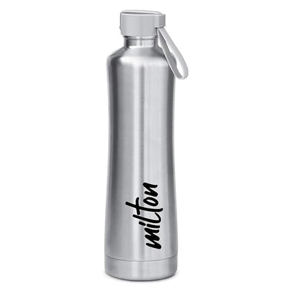 Milton New Tiara Bottle Spare Lid | Compatible with 490ml, 600ml, 750ml, 900ml & 1100ml Tiara Thermosteel Bottles | Leak-Proof & Durable Replacement Cap | Easy Carry Handle – Lid Only