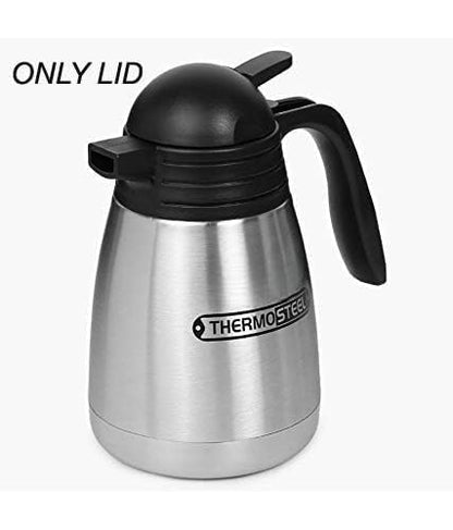 Spare Lid Compatible with Milton Carafe Flask | Fits 600ml, 1000ml, 1500ml & 2000ml | Leak-Proof Durable Replacement Lid (Black, Bottle Not Included)