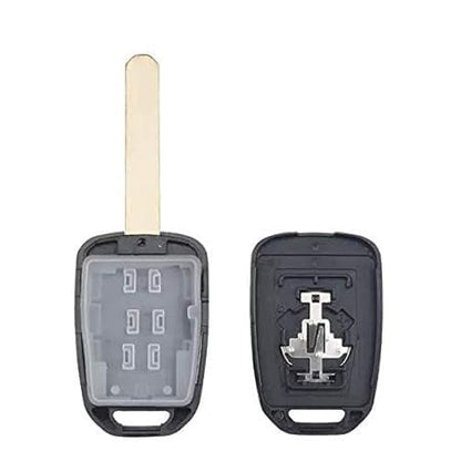 RF REDFOXX Key Shell Compatible for Honda ivtec & idtec 3 Button Key Shell | Car Key Accessories | Durable and Convenient Key Replacement .