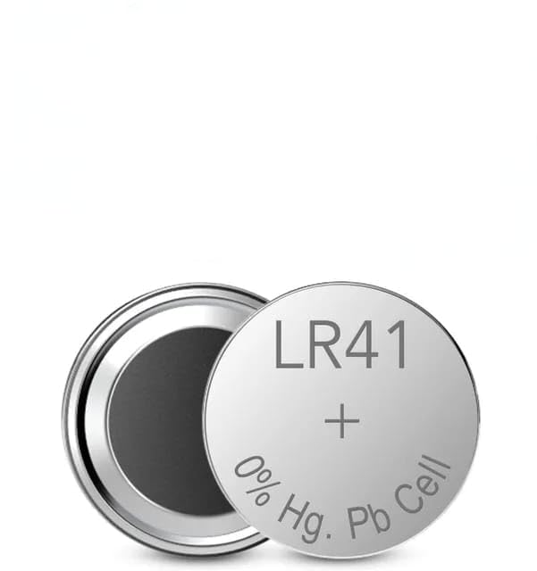 LR41 AG3 SR41 1.5V Alkaline Button Coin Cell Electronics Solutions LR41 Battery AG3 LR736 392 392a 192 SR41 Watch Batteries 1.5v for Watches Electronic Toys Digital Thermometer (Pack of 5)