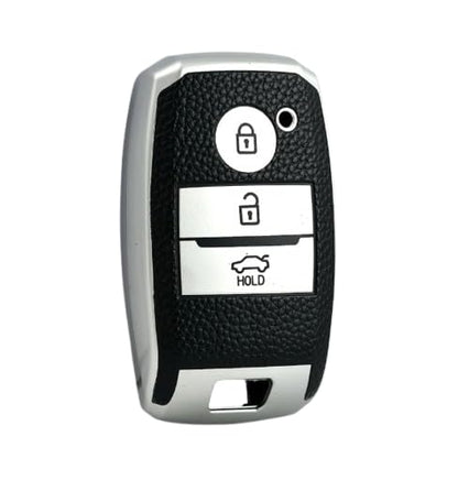 RF REDFOXX Kia Seltos Sonet 3 Button Smart Key | Car Key Cover | Protects & Personalizes