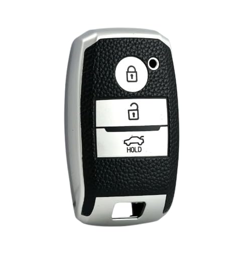 RF REDFOXX Kia Seltos Sonet 3 Button Smart Key | Car Key Cover | Protects & Personalizes