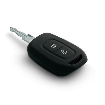 Key Shell Replacement Compatible for Renault Duster, Kwid, Terreno, Triber, Kiger, 2 Button Key, Black