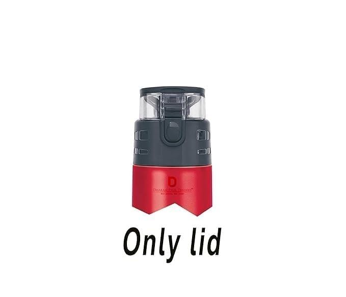 Replacement Flip-Top Lid Compatible with Milton Atlantis Thermosteel Bottle | Fits 500ml & 600ml Bottles | Leak-Proof BPA-Free Plastic Cap with Handle | Durable Replacement Bottle Lid (Pack of 1)