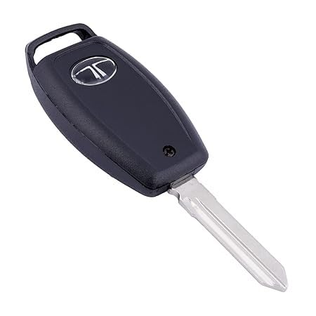 3-Button Replacement Remote Key Shell Compatible with Tata Safari, Safari Storme & Aria Car Key Fob Case Housing Durable Plastic Black (Pack of 1)