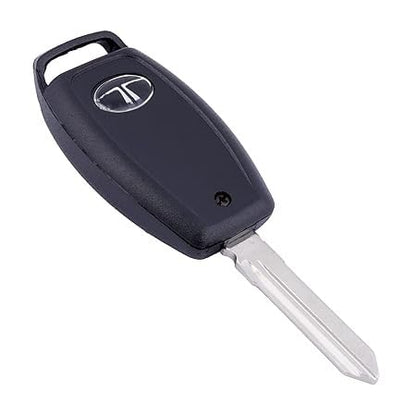 3-Button Replacement Remote Key Shell Compatible with Tata Safari, Safari Storme & Aria Car Key Fob Case Housing Durable Plastic Black (Pack of 1)