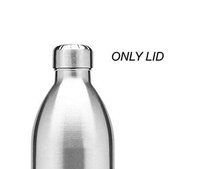 Replacement Lid Compatible with Milton Duo DLX Bottle (350ml/500ml/750ml) | Stainless Steel Leak-Proof Cap with Silicone Ring | Secure Fit Spare Lid (Only Lid)