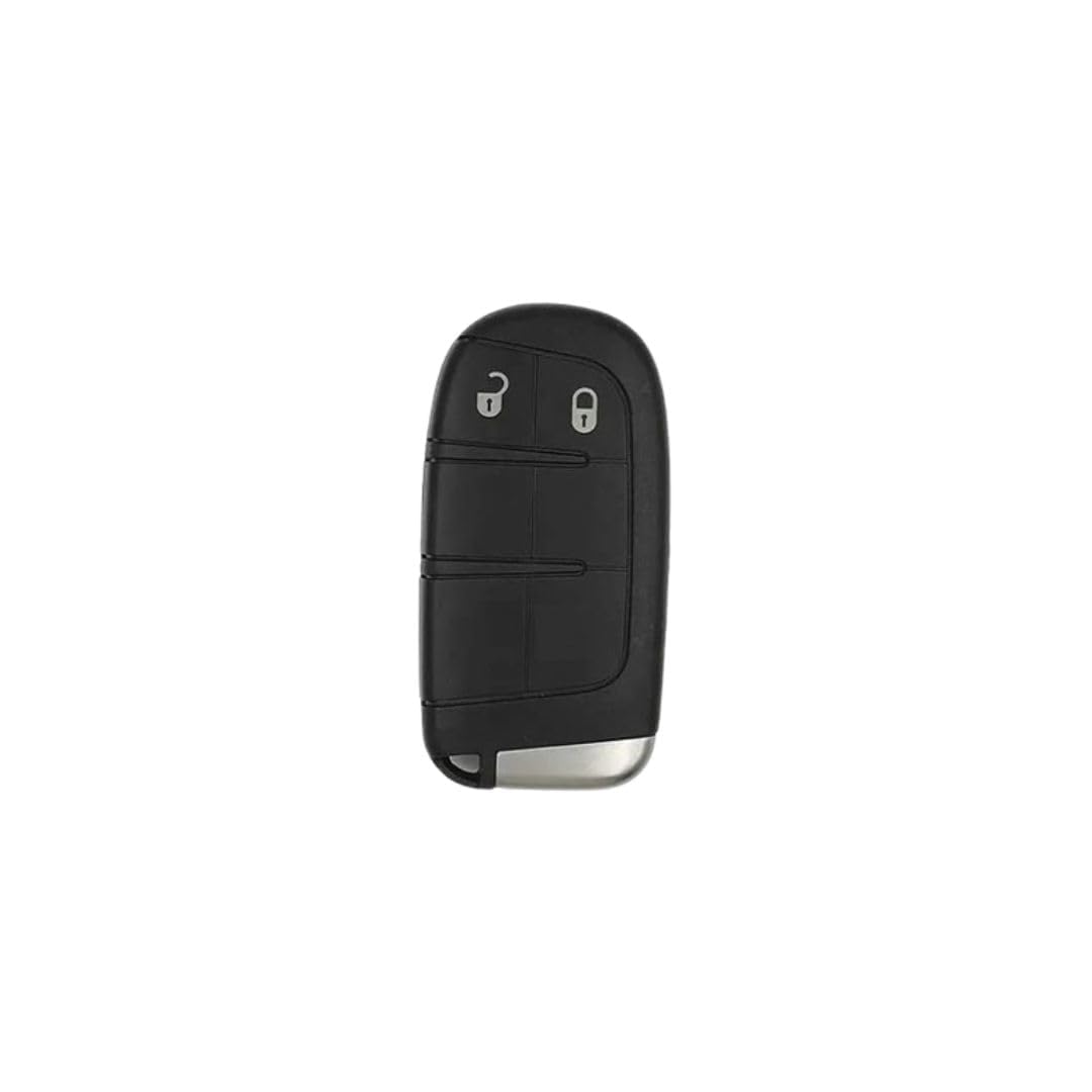 RF REDFOXX Car Key Replacement Shell for Compass 2-Button Smart Key Remote Cover with Integrated Compas Durable and Stylish Key Fob Shell for Secure, Convenient Use