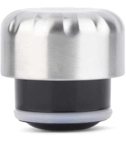 Milton Diamond Steel Lid Replacement for Duo DLX Series | Compatible with 1800ml & 2000ml Bottles | Leak-Proof, Durable Stainless Steel Spare Cap (Silver)