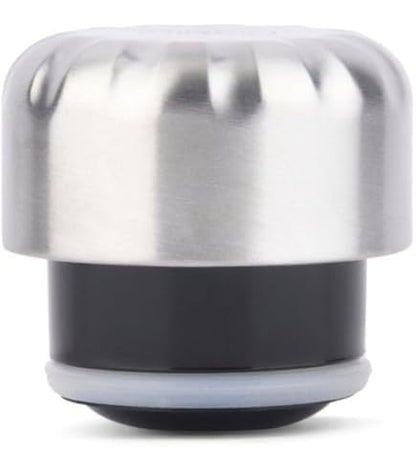Milton Diamond Steel Lid Replacement for Duo DLX Series | Compatible with 1800ml & 2000ml Bottles | Leak-Proof, Durable Stainless Steel Spare Cap (Silver)
