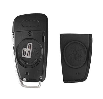 RF REDFOXX 3 Button Folding Remote Flip Car Key Case Shell Fob for Audi A2 A3 A4 A6 A6L A8 Q7 TT Key Fob Case Replacement