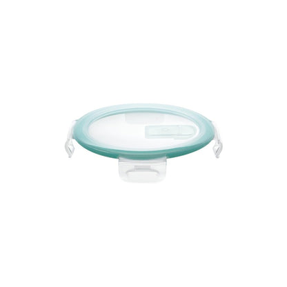 Spare Lid for Treo by Milton Round Clip Fresh Borosilicate Glass Container – 400ml | Airtight Leak-Proof Replacement Cover for All Fresh Tiffin Lunch Box | Transparent