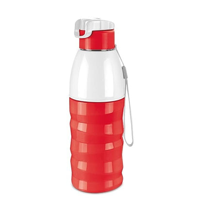 Spare Lid for Milton Kool Fusion Water Bottle – Compatible with Kool Fusion 700 & 560ml Bottles | Flip-Top, Leak-Proof Replacement Cap with Strap (Red)