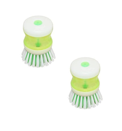 Kitchen Creative Fashion Cleaning Brush with Soap Dispenser for Kitchen, Sink, Dish Washer and Other Household Cleaner (1 - PC)
