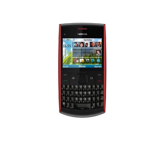 RF REDFOXX Full Mobile Body Housing Panel/Case/Shell Compatible with Nokia X2-01 - Black (Not A Mobile Phone, Only Body Panel)