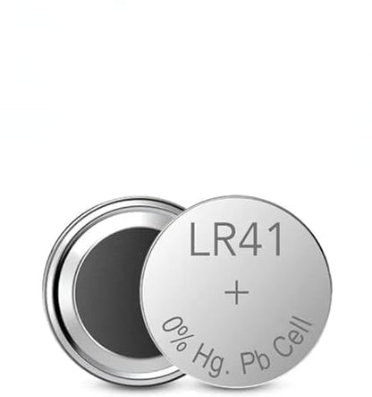 RF REDFOXX LR41 AG3 SR41 1.5V Alkaline Button Coin Cell Electronics Solutions LR41 Battery AG3 LR736 392 392a 192 SR41 Watch Batteries 1.5v for Watches Electronic Toys Digital Thermometer